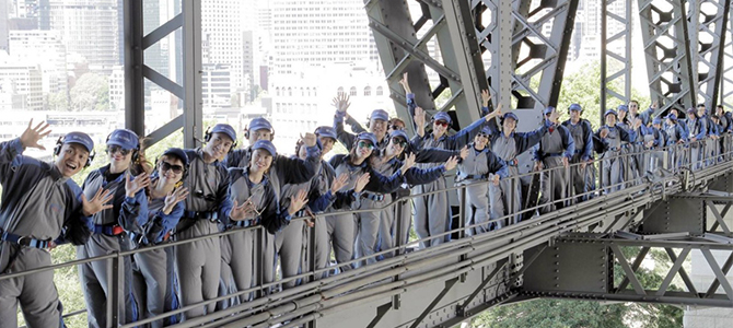 Nu Skin distributors set climbing record on Sydney Harbor Bridge